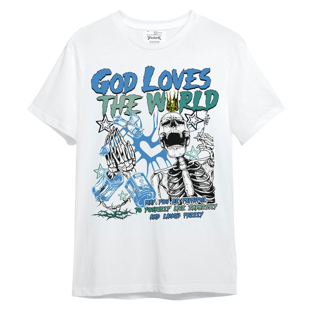Shirt To Match Low Carolina 17s - God Loves The World Unisex Shirt