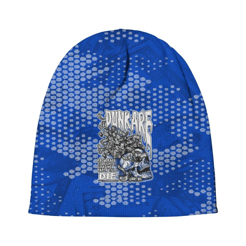 Beanie Hat To Match Air Foamposite One Royal - From Rags To Riches Graphic