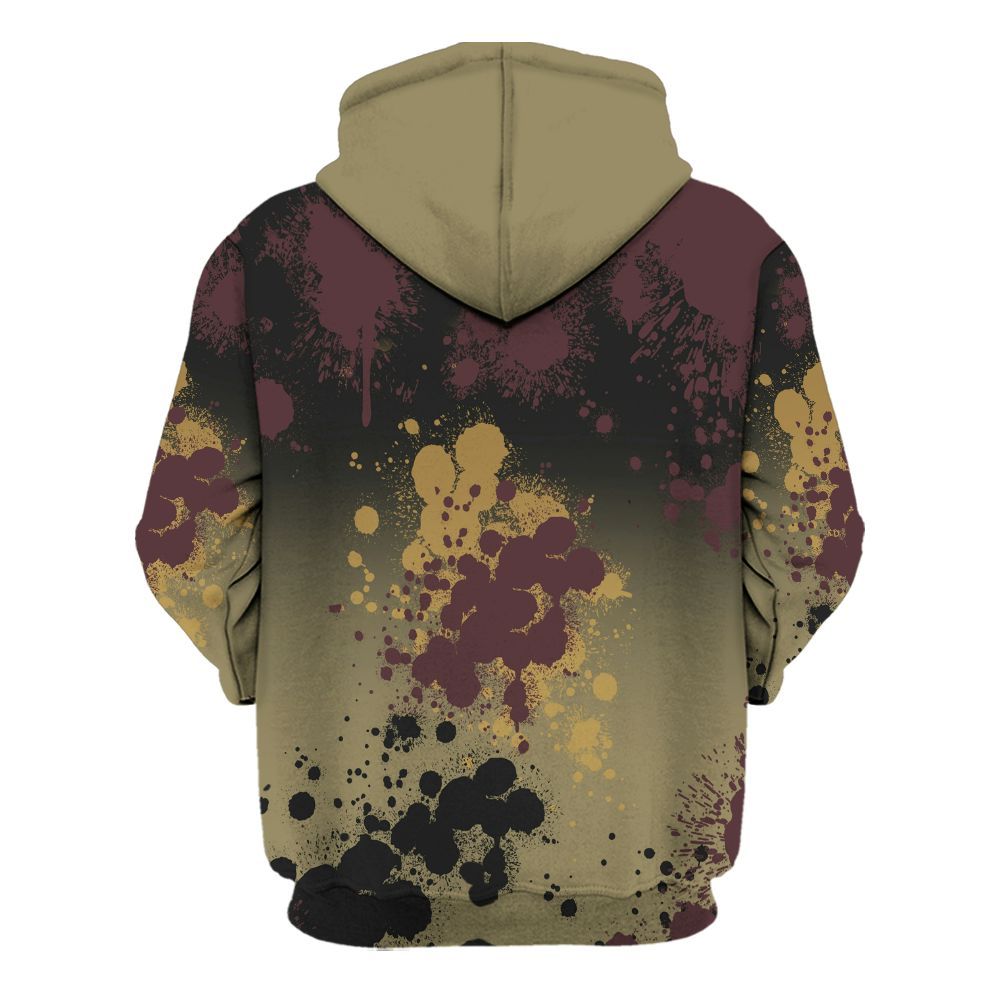 Hoodie To Match Black Olive 7s - Trust No One Scary All Over Print