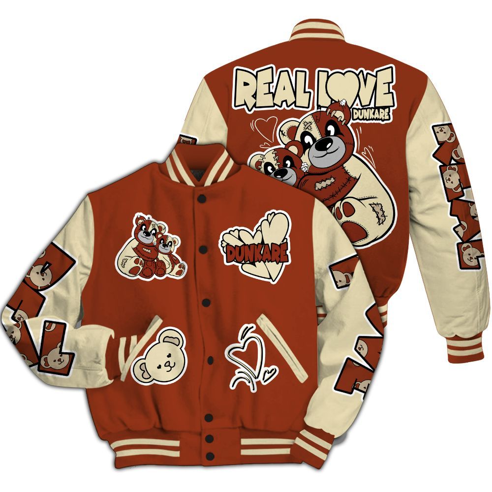 Varsity Jacket To Match Retro Eastside Golf 12s - Sincere Fondness Bear All Over Print