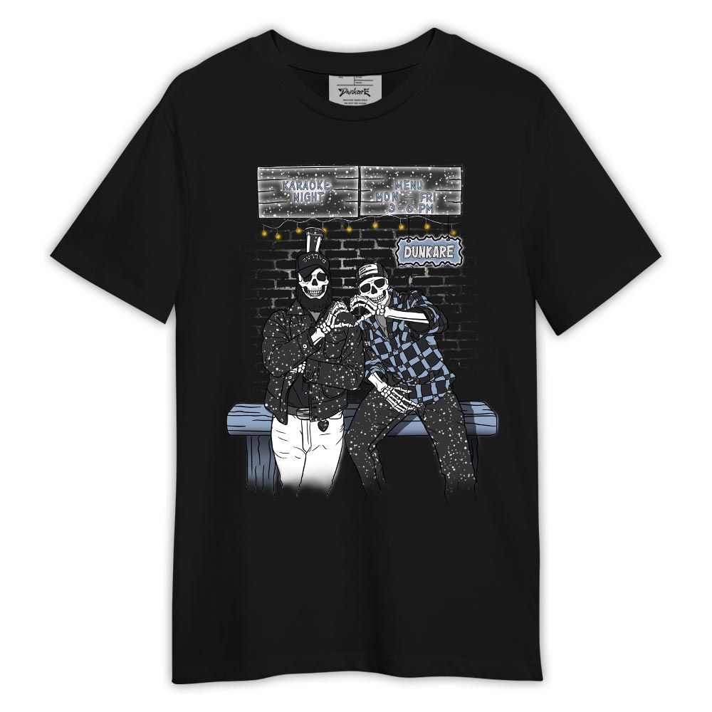 Shirt To Match Reverse Black White 6s - Skeleton Help Friendship Shirt Outfit