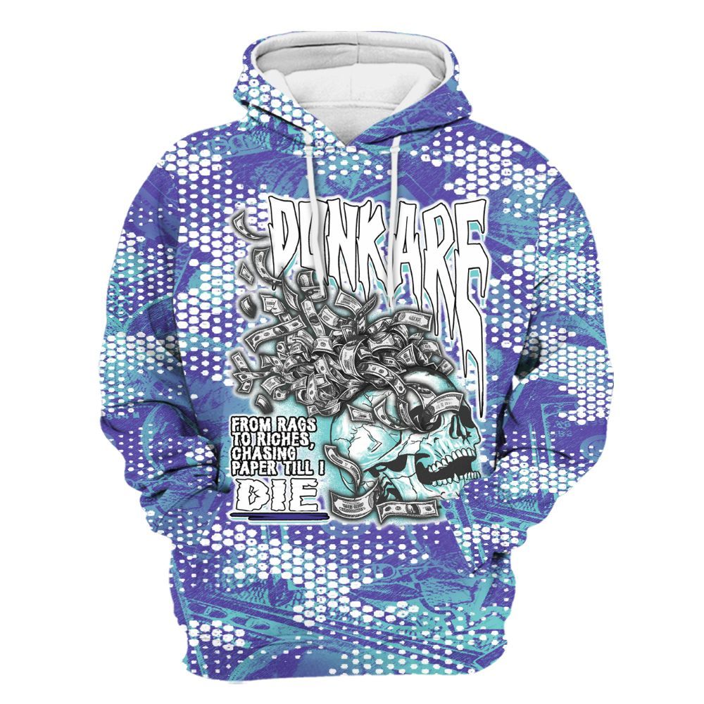 Hoodie To Match Low Hornets 1s - From Rags To Riches All Over Print