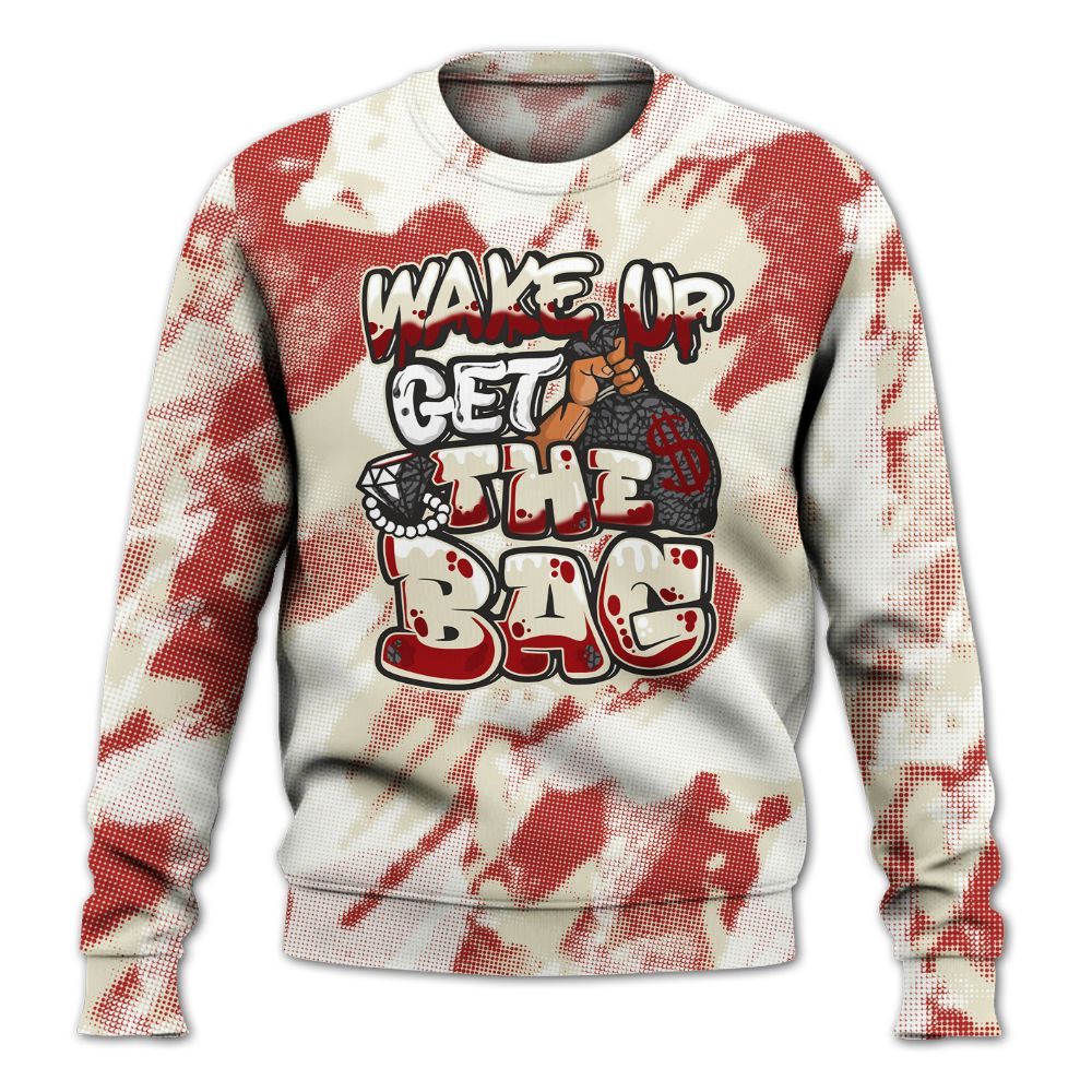 Sweatshirt To Match Cement Grey 3s - Get More Bags Abstract All Over Print