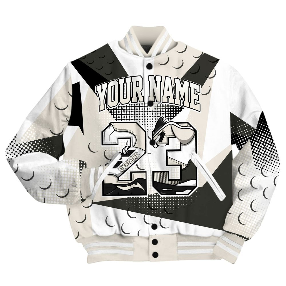 Varsity Jacket To Match Air Max Plus Moonlight Swarovski Shirt, Poly Custom Name Number 23 5s All Over Print