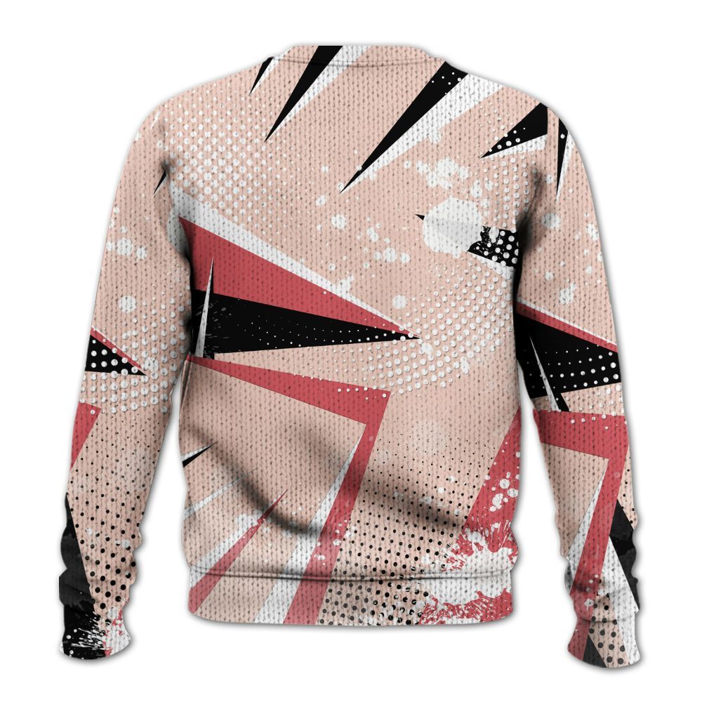 Sweater To Match Washed Coral 2s Shirt, Poly Trust No One Dripping Graphic