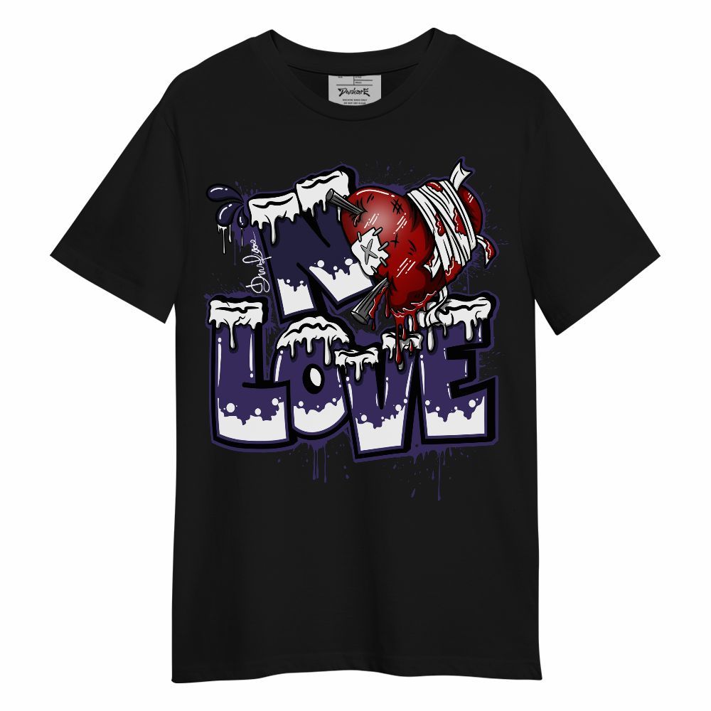 Shirt To Match Retro Court Purple 13s - Drip No Love Streetwear Unisex Shirt