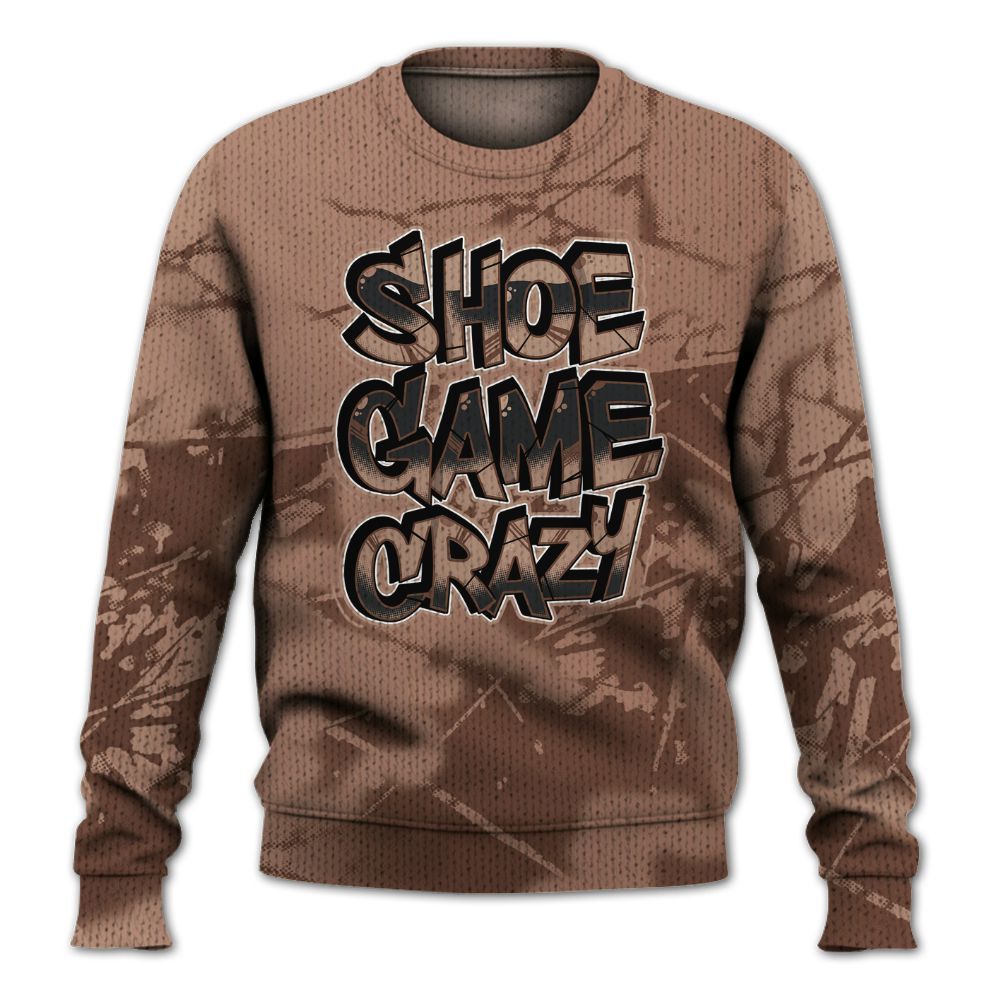 Knitted Sweater To Match KD 4 Christmas - Shoe Game Crazy Graphic