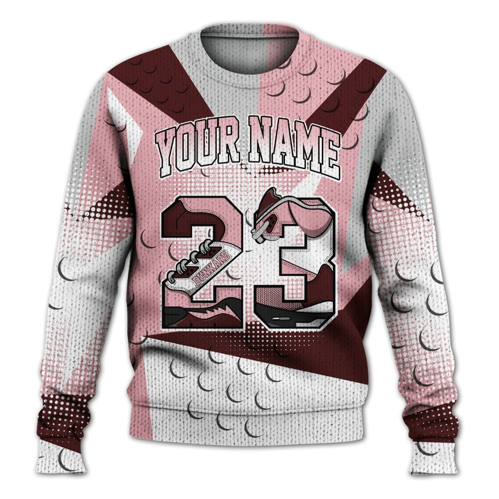 Knitted Sweater To Match Air Max 90 Neapolitan 2025 - Poly Custom Name Number 23 5s