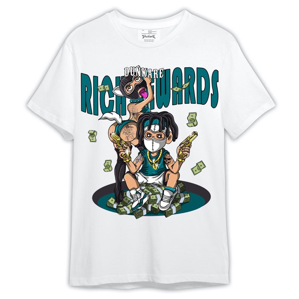 Shirt To Match Oxidized Green 4s - Rich Rewards Shirt Outfit 1305 TCD