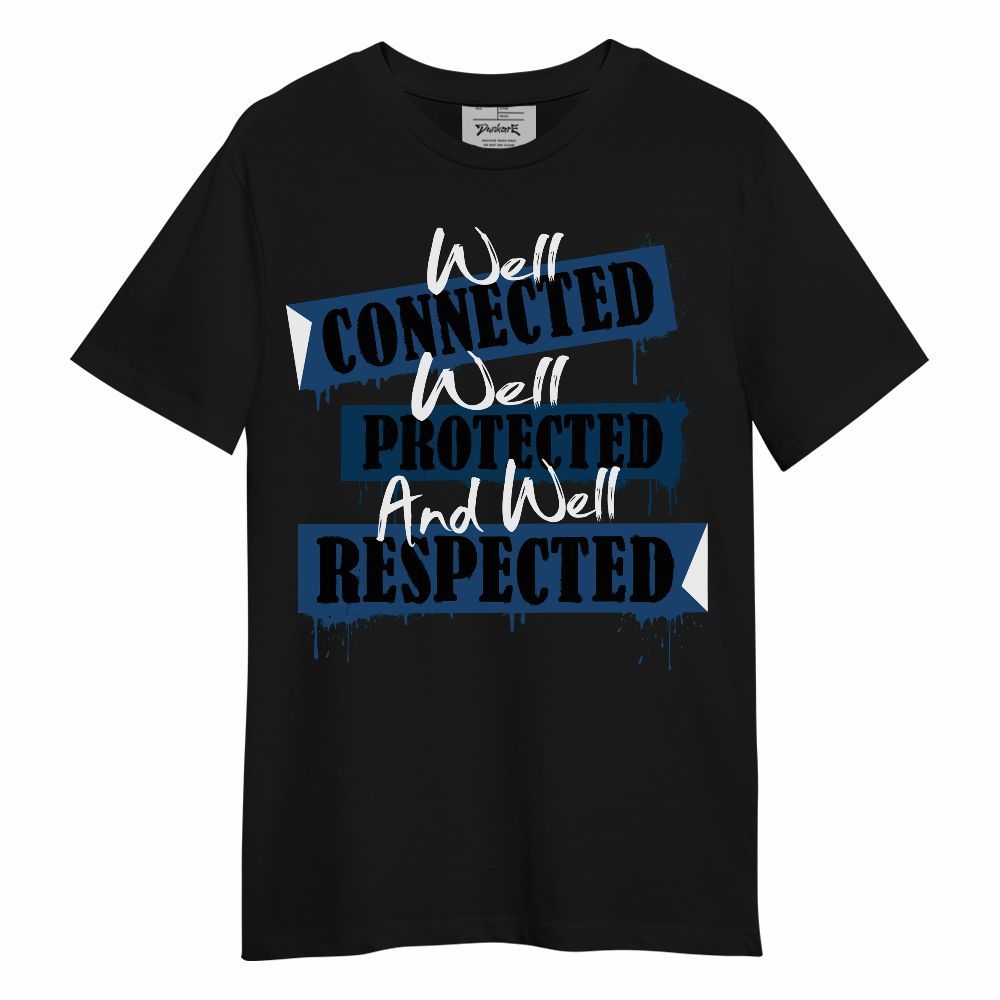 Shirt To Match High OG Midnight Navy 1s - Dripping Connected Unisex Shirt