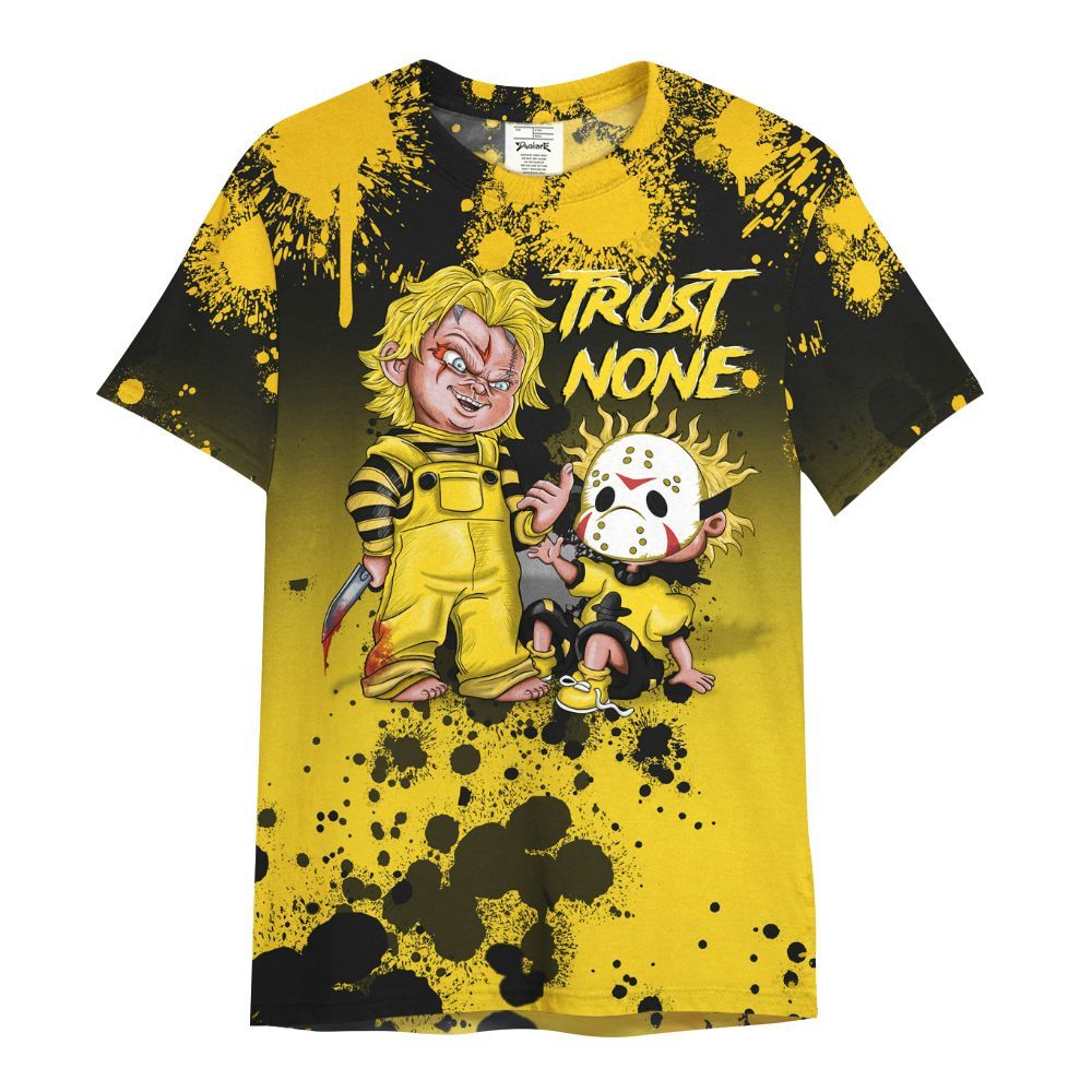 Shirt To Match Retro Thunder 4s - Trust No One Scary All Over Print