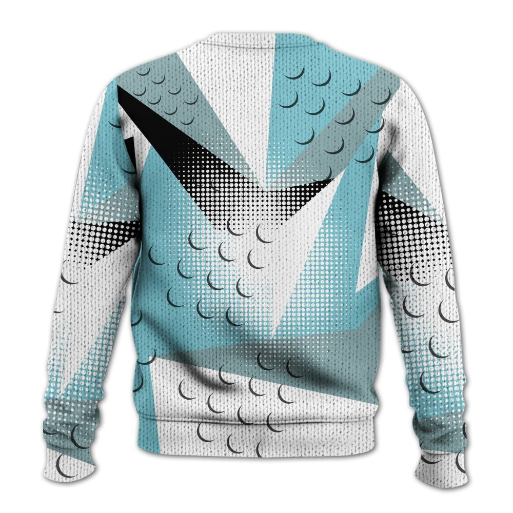 Knitted Sweater To Match Low Legend Blue 11s - Poly Custom Name Number 23 5s