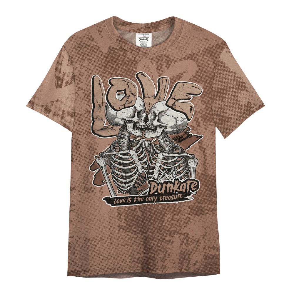 Shirt To Match KD 4 Christmas - Skull Love All Over Print