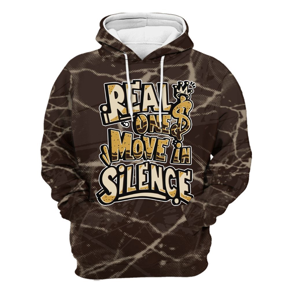 Hoodie To Match 2025 Retro Earth 5s - Ones Move In Silence Graphic All Over Print