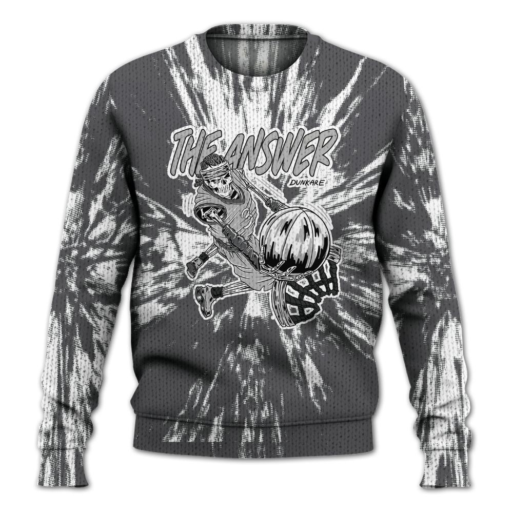 Knitted Sweater To Match White Thunder 4s - The Answer Skeleton Luxury