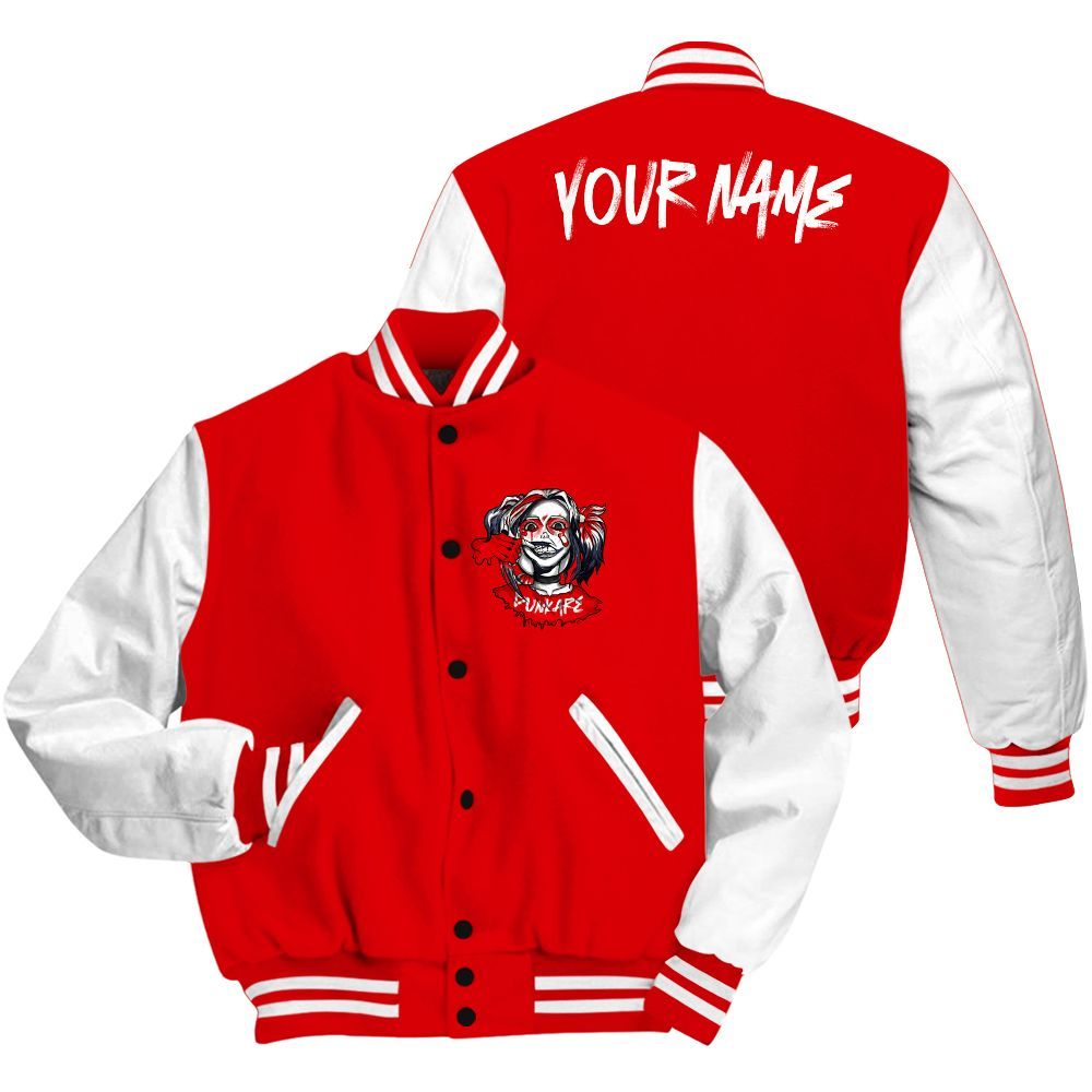 Varsity Jacket To Match Low OG Howard Bison 1s - Custom Name Bad Girl HAHA All Over Print