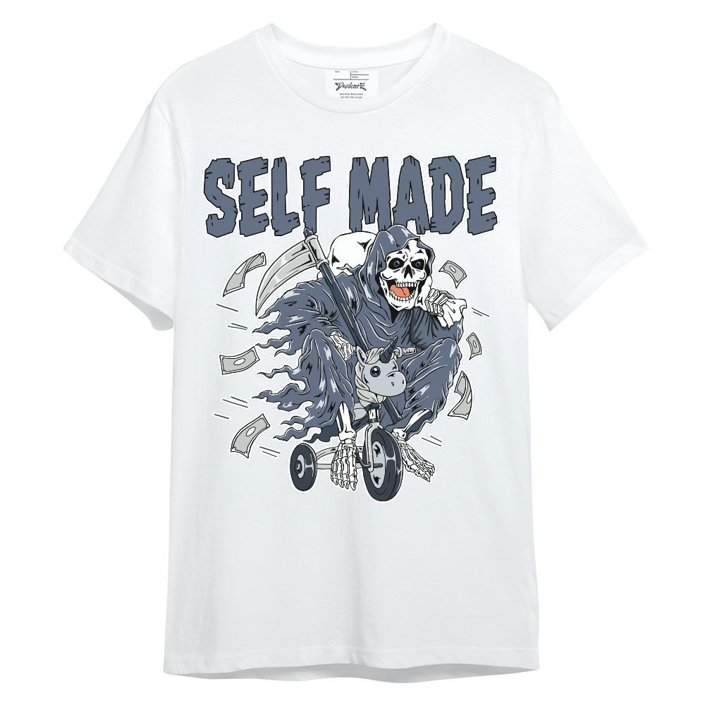 Shirt To Match Low Diffused Blue 11s - Self Make Skeleton Unisex Shirt