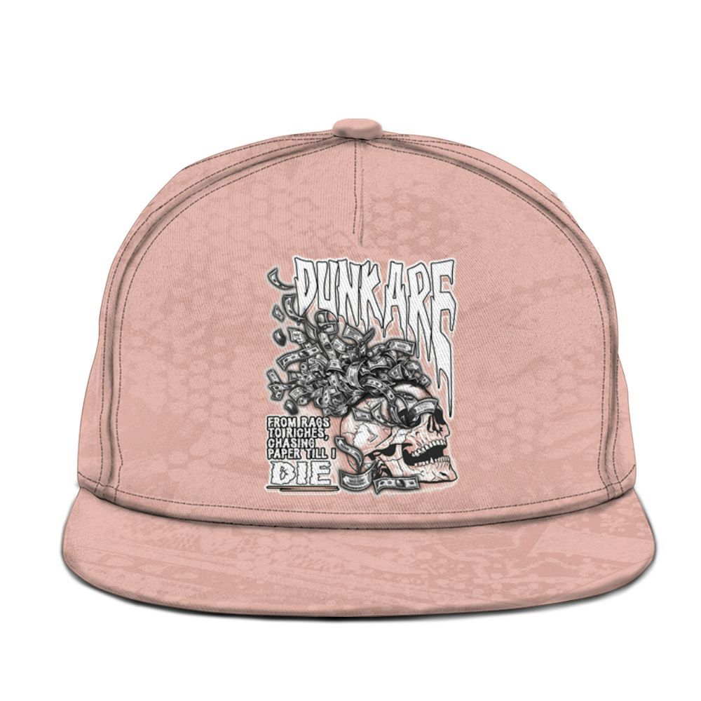 Snapback To Match Dunk Low Pink Velvet - From Rags To Riches Graphic