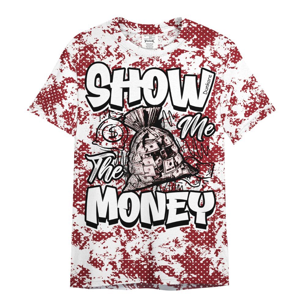 Shirt To Match High Black Toe Reimagined 1s - Show Me The Money Retro All Over Print
