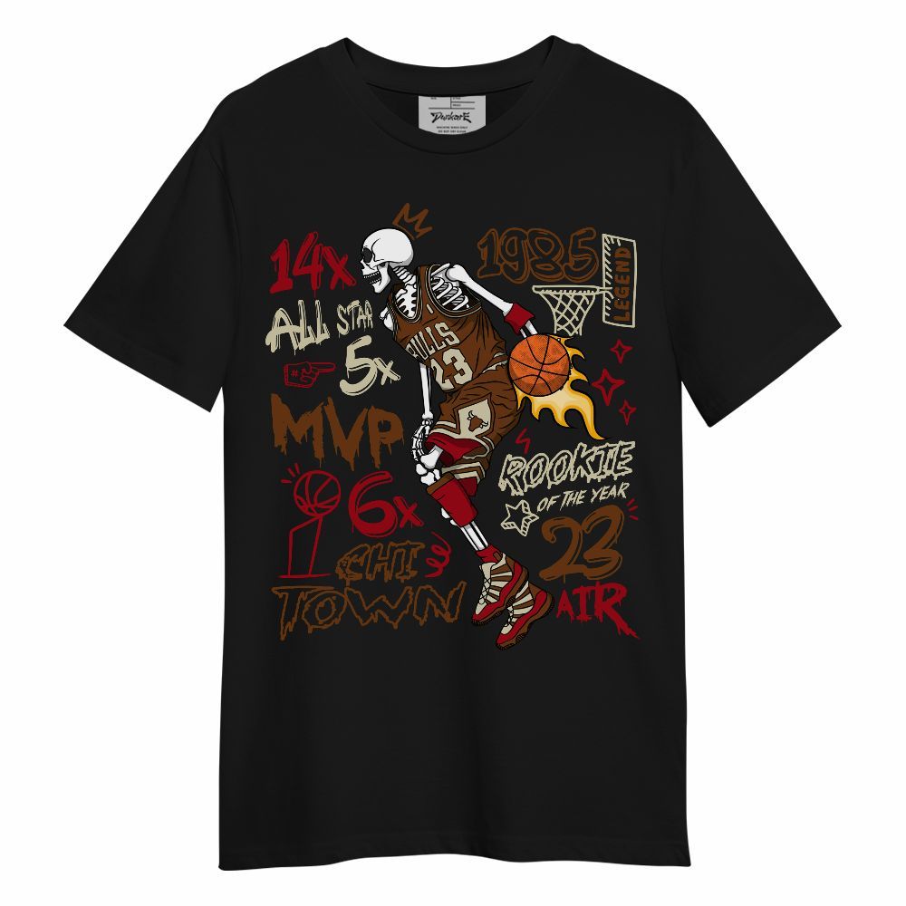 Shirt To Match Archaeo Brown 5s - 1985 Legend Skeleton Shirt Outfit Unisex Shirt