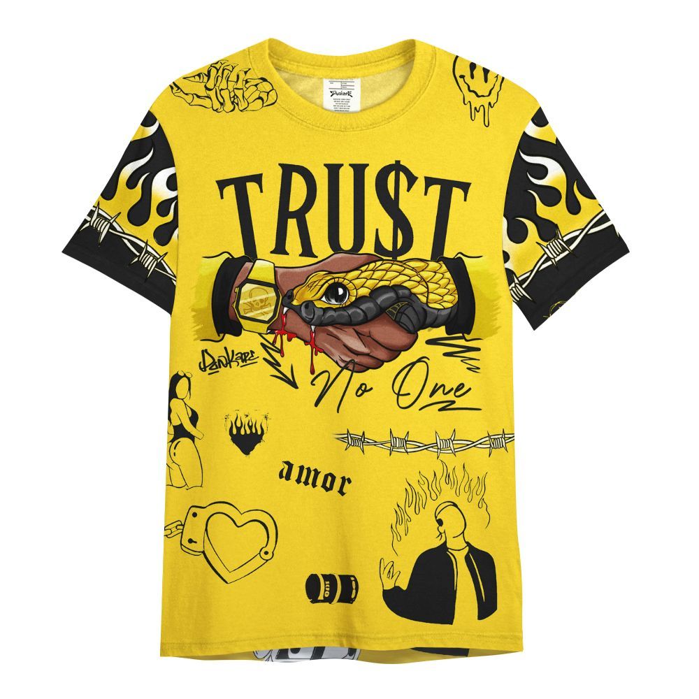 Shirt To Match Retro Thunder 4s - Snake Trust No One All Over Print