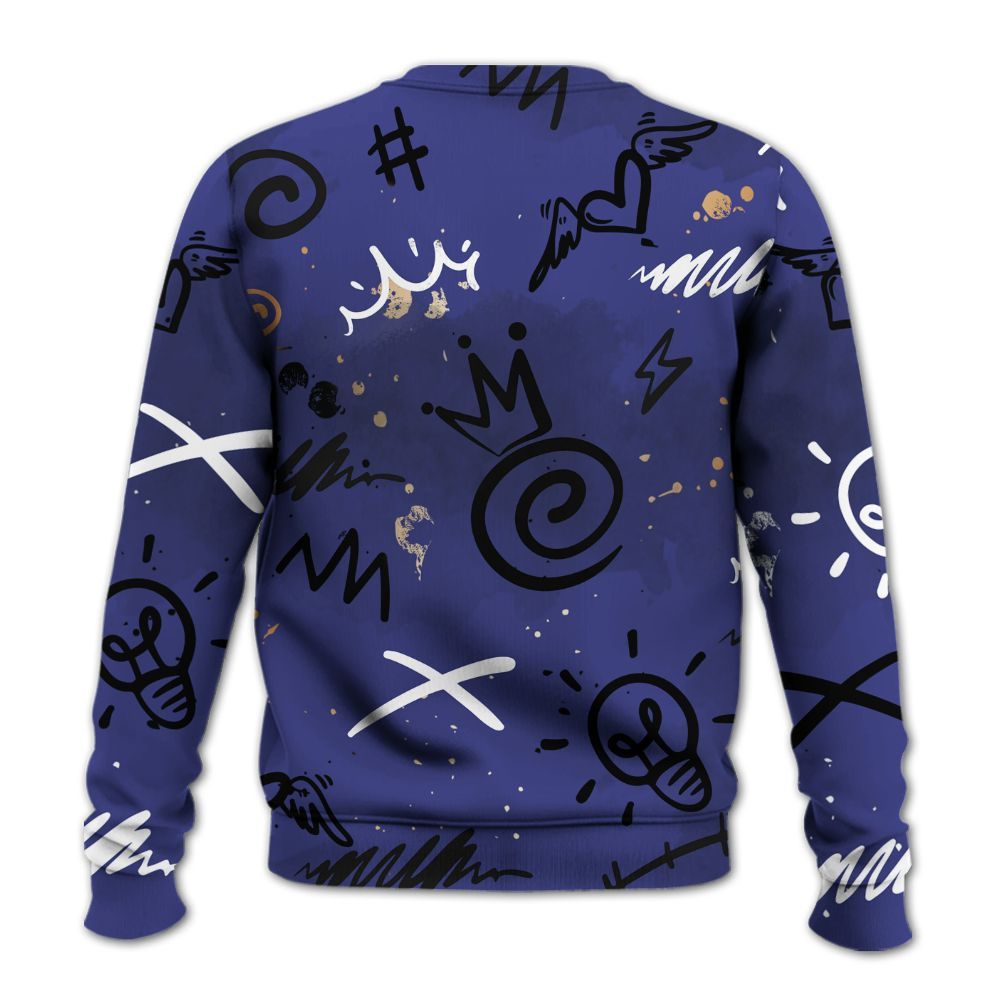 Sweatshirt To Match JM Pro Black Concord - Drip Been Di2ferent All Over Print