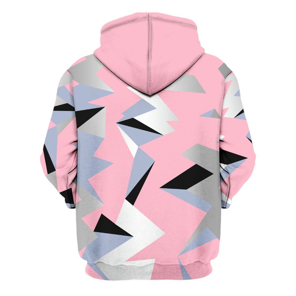 Hoodie To Match Retro 35th Anniversary 5s - Geometric Camouflage Pattern All Over Print