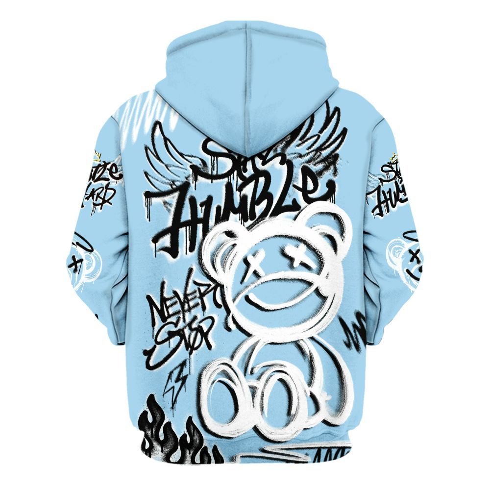 Hoodie To Match Legend Blue 11s - Humble Drip Streetwear Graffity All Over Print