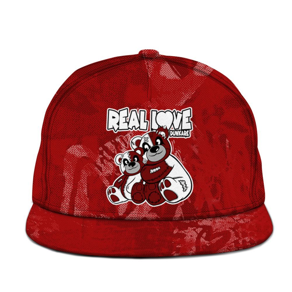 Snapback To Match Red Taxi 12s - Sincere Fondness Bear Graphic