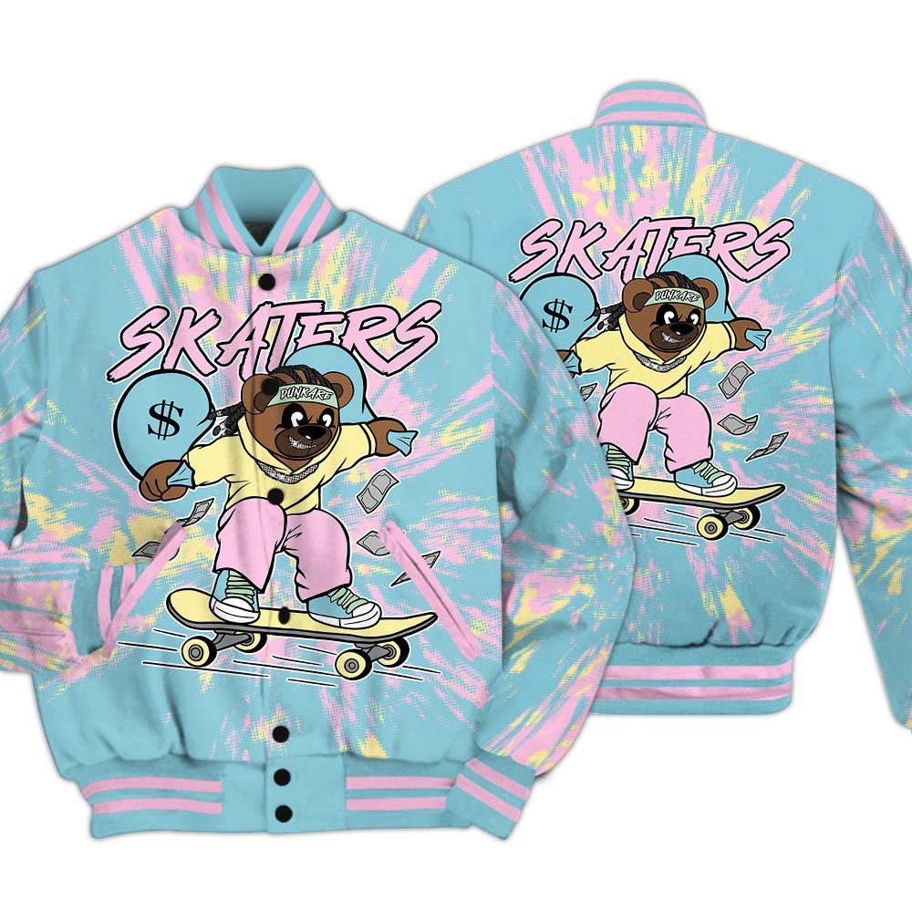 Varsity Jacket To Match SB Dunk Low Visty - Skaters Bear Luxury Varsity Jacket Unisex