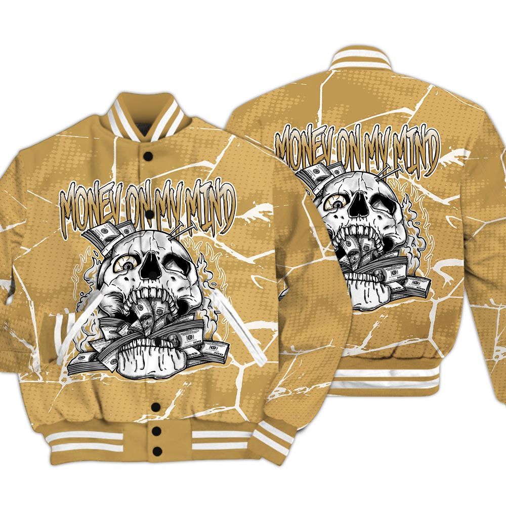 Varsity Jacket To Match Craft Paris 6s - MOMM Skeleton Crack Varsity Jacket Unisex