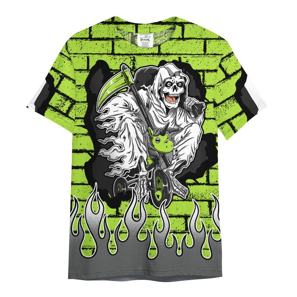 Shirt To Match Air Max 95 Neon - Self Make Skeleton Crashed All Over Print