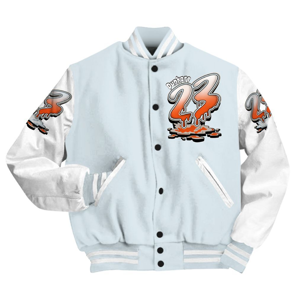 Varsity Jacket To Match High OG Alaska 1s - Custom Name 23 Drip All Over Print