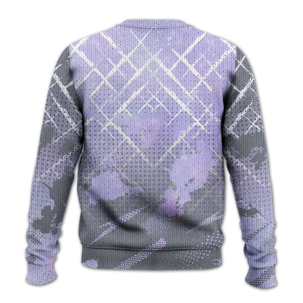 Knitted Sweater To Match Zen Master 4s - Halftone Stand Business Dripping