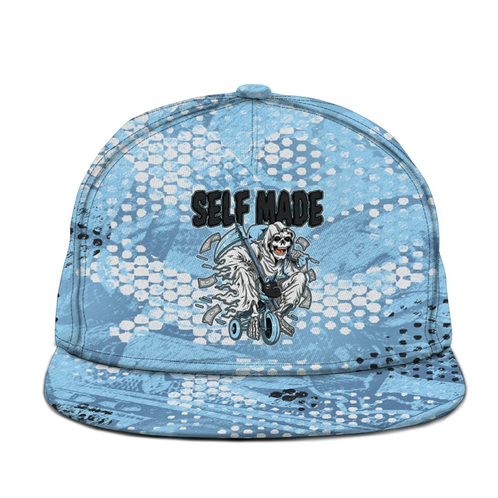 Snapback To Match Legend Blue 11s - Self Make Skeleton Banknotes Art Graphic