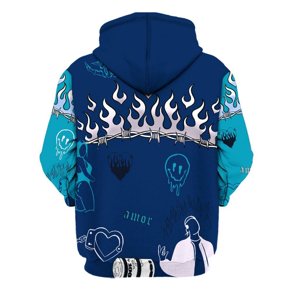 Hoodie To Match Kobe 5 X-Ray - Snake Trust No One All Over Print