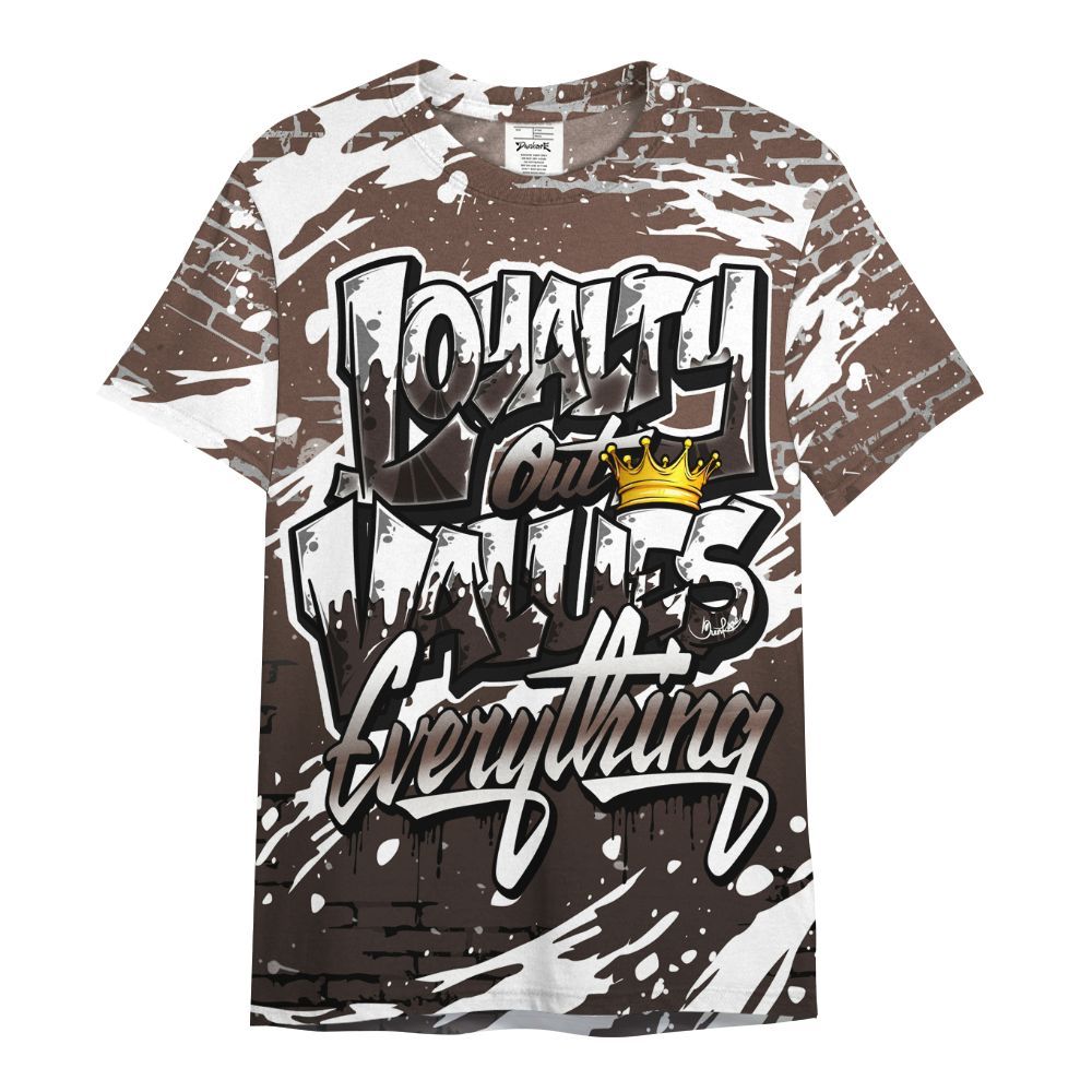 Shirt To Match Air Force 1 Low Escape - Values Of Loyalty Drip All Over Print