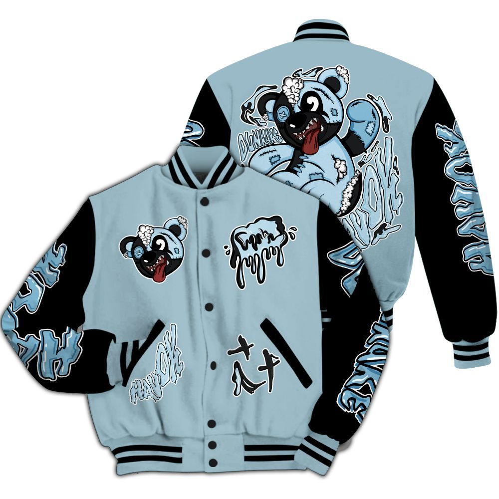 Varsity Jacket To Match Chambray 7s - Havok Bear All Over Print