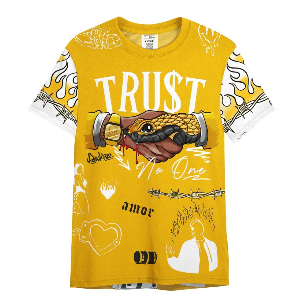 Shirt To Match Del Sol 13s - Snake Trust No One All Over Print