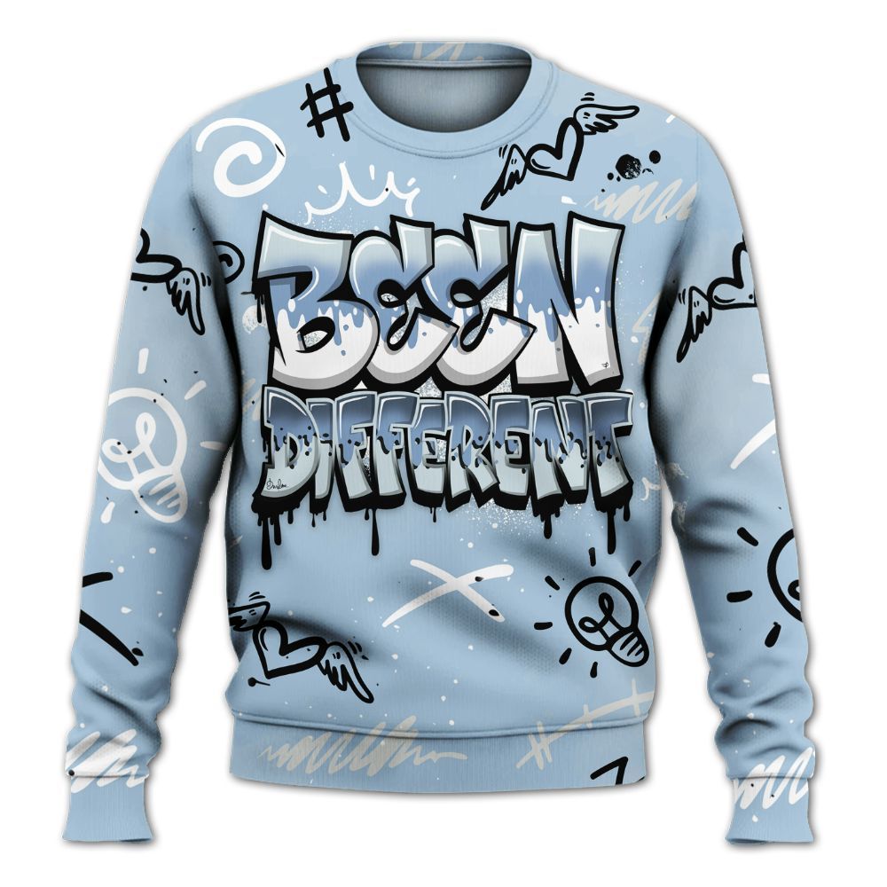 Sweatshirt To Match Forget Me Not 4s - Drip Been Di2ferent All Over Print