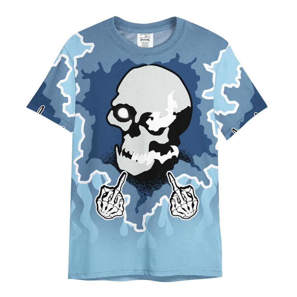 Shirt To Match Legend Blue 11s - F Around Find Out Graphic Trapped All Over Print