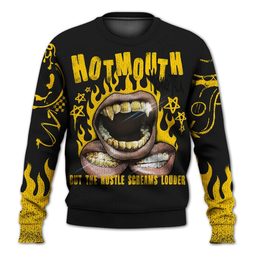 Knitted Sweater To Match Corteiz Air Max 95 Tour Yellow 5s - Mouth Burning Street Style