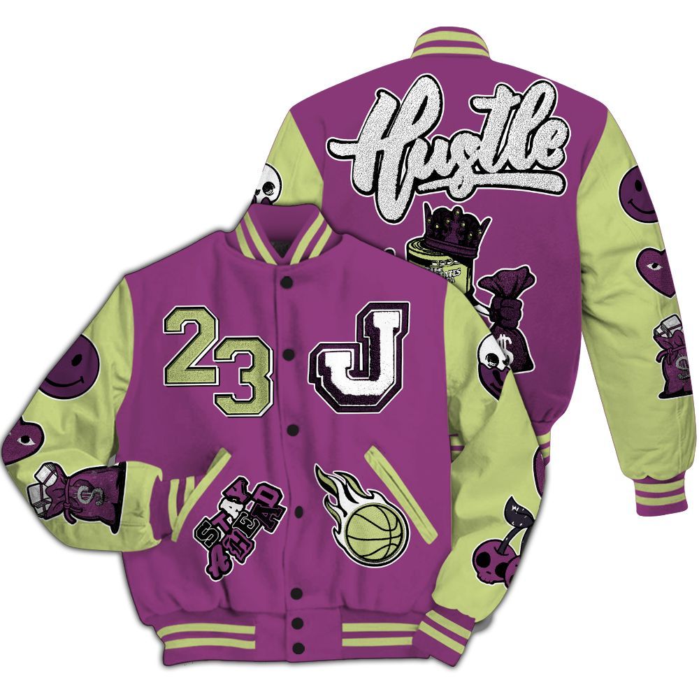 Varsity Jacket To Match Ja 2 Staregazer - Hustles Money Number 23 All Over Print