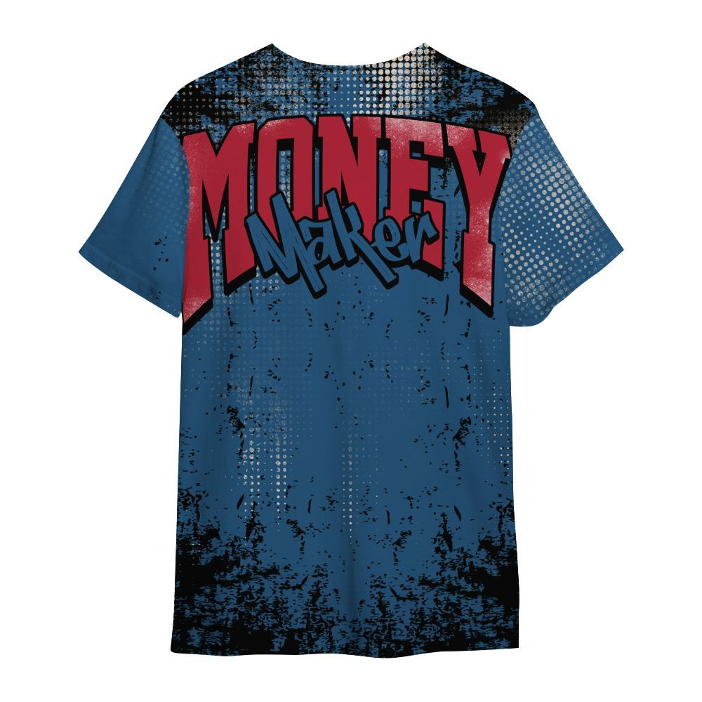 Shirt To Match Rare Air 3s - Move In Silence Money Street Retro All Over Print