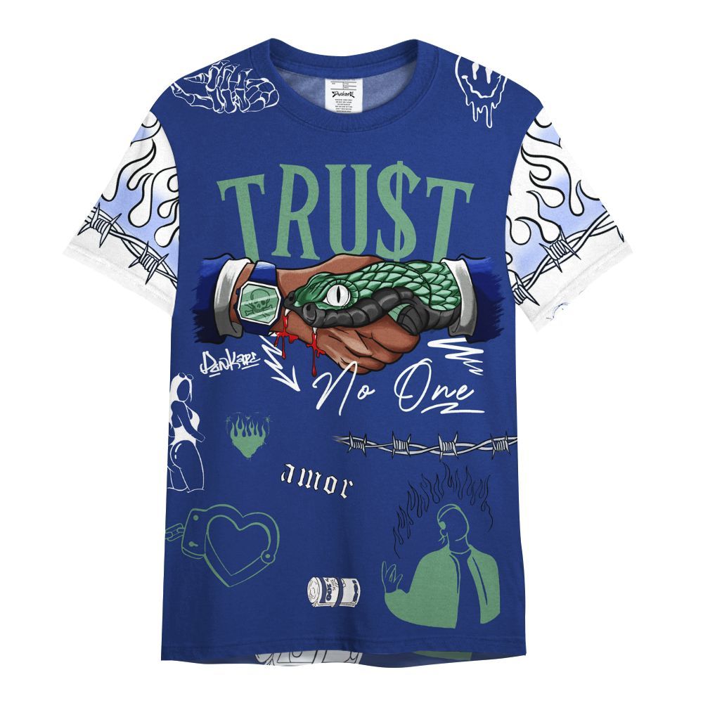Shirt To Match Dunk Low Tennis Classic - Snake Trust No One All Over Print