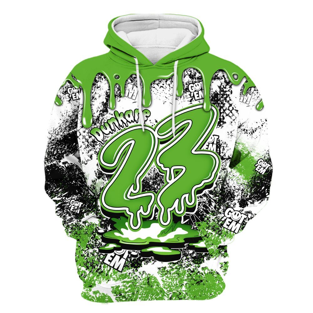 Hoodie To Match Air Foamposite One Volt - Dripping 23 Drip All Over Print