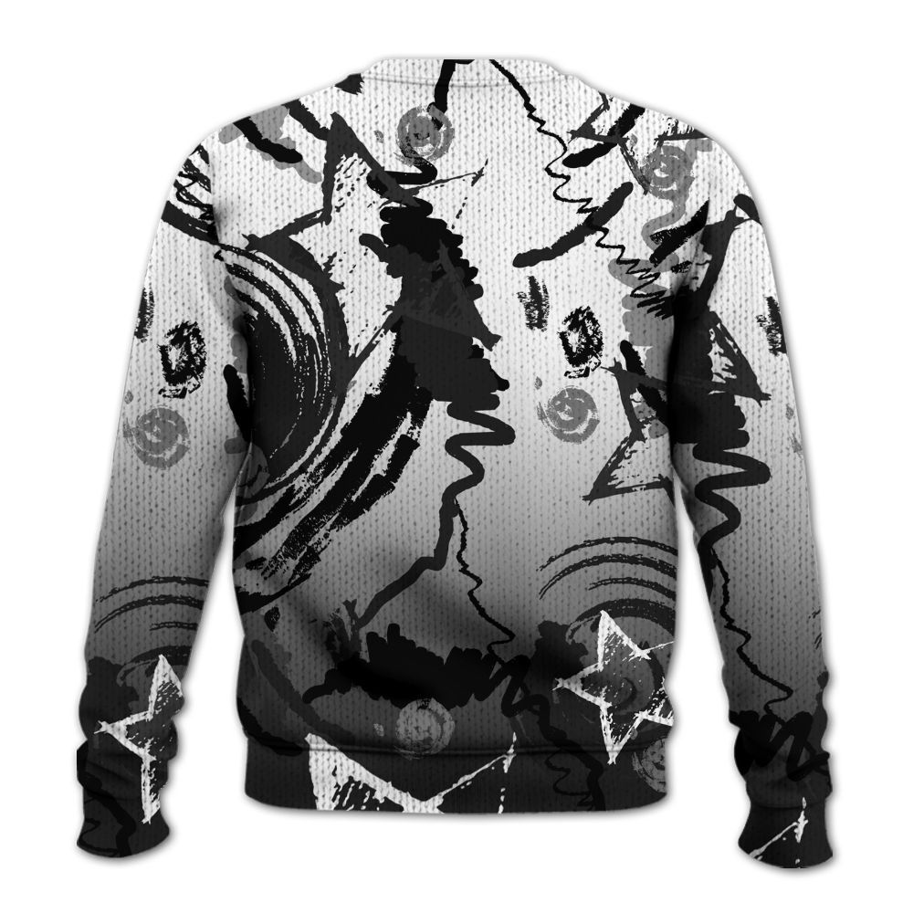 Knitted Sweater To Match Black Cat NET 4s - Grind Shine Later Drip