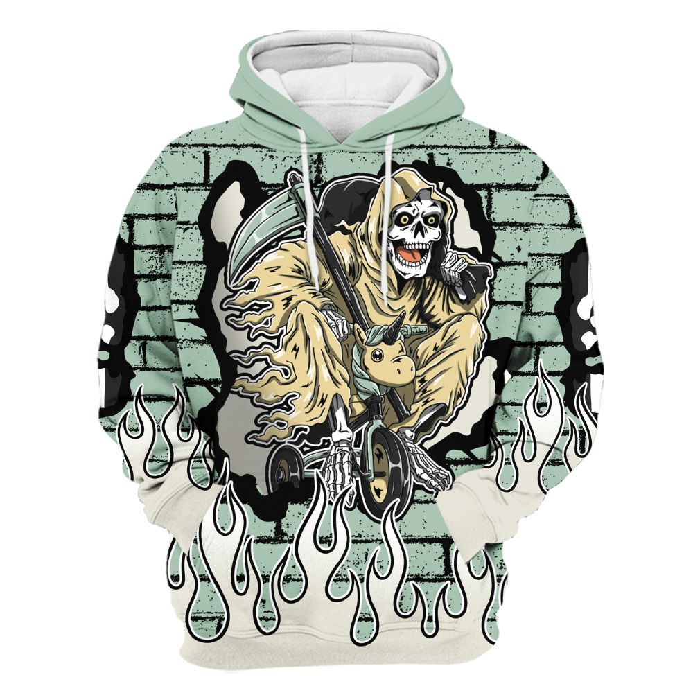 Hoodie To Match Joins Year Of The Snake 5s - Self Make Skeleton Crashed All Over Print