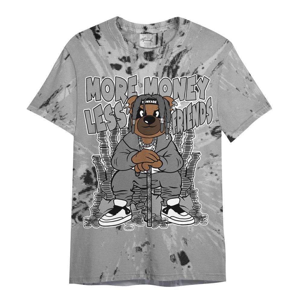 Shirt To Match Black Wolf Grey 12s - More Moneys Bear Luxury Shirt Unisex