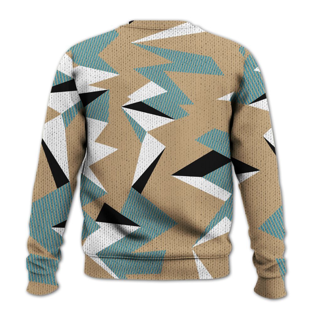 Sweater To Match H-Town 11s - Geometric Camouflage Pattern Graphic